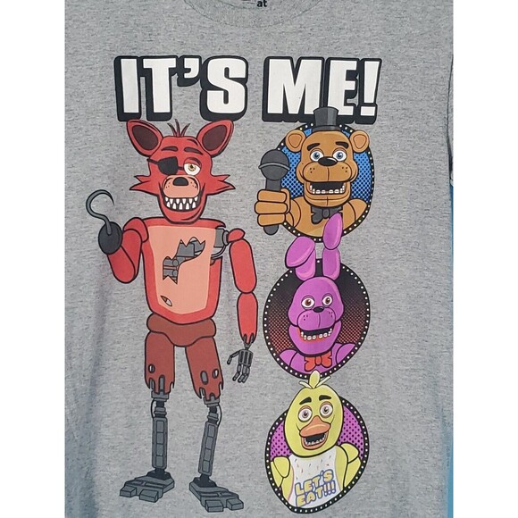 FIVE NIGHTS AT FREDDY’S  Large Youth Unisex It’s Me! Crew Neck T-Shirt  2018 - Picture 4 of 8